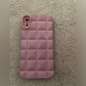 Pink phone case